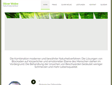 Tablet Screenshot of oliver-wolke.de